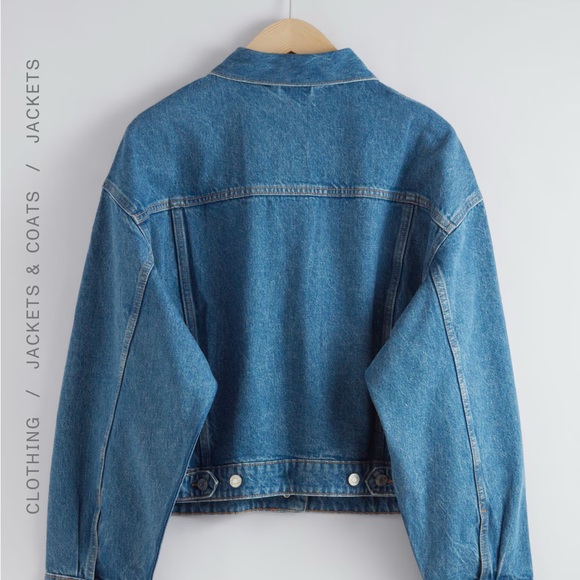 & Other Stories boxy denim jacket - Picture 2 of 4